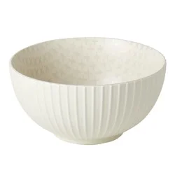 Tabletops Infuse Pad Print Bowl - Ivory