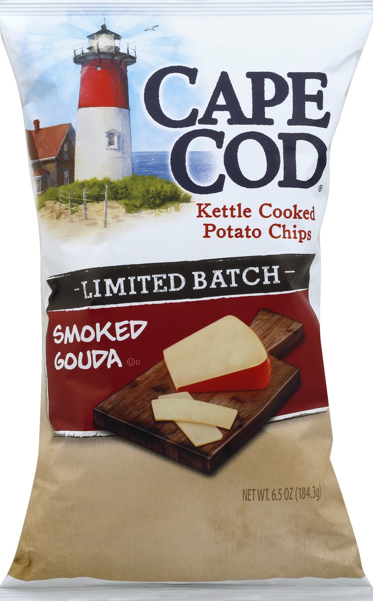 slide 5 of 5, Cape Cod Limited Batch Smoked Gouda Kettle Chips, 6.5 oz