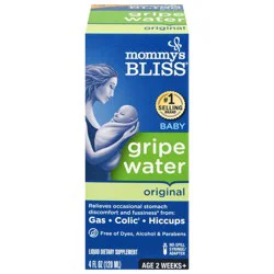 Mommy's Bliss Age 2 Weeks+ Baby Original Gripe Water 4 fl oz
