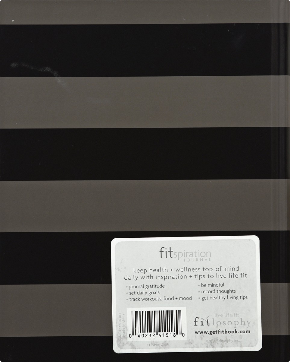slide 5 of 9, Fitbook Fitspiration Journal 1 ea, 1 ea