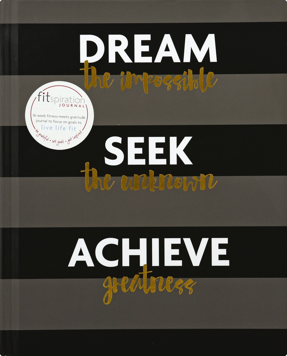 slide 9 of 9, Fitbook Fitspiration Journal 1 ea, 1 ea