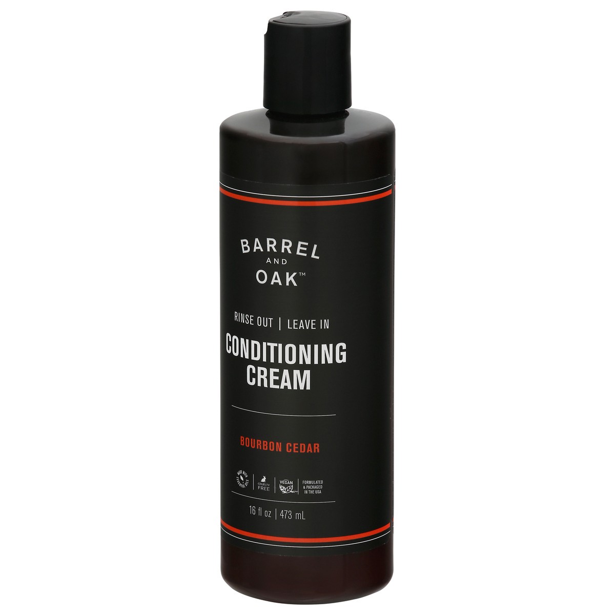 slide 5 of 9, Barrel And Oak Bourbon Cedar Conditioning Cream 16 fl oz Bottle, 16 fl oz