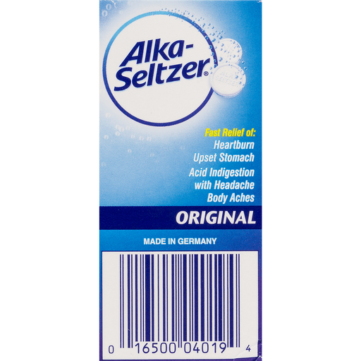 slide 5 of 9, Alka-Seltzer Original Effervescent Antacid Tablets, 12 ct