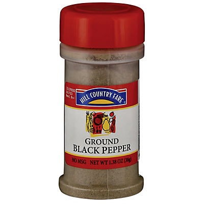 slide 1 of 1, Hill Country Fare Ground Black Pepper, 1.375 oz