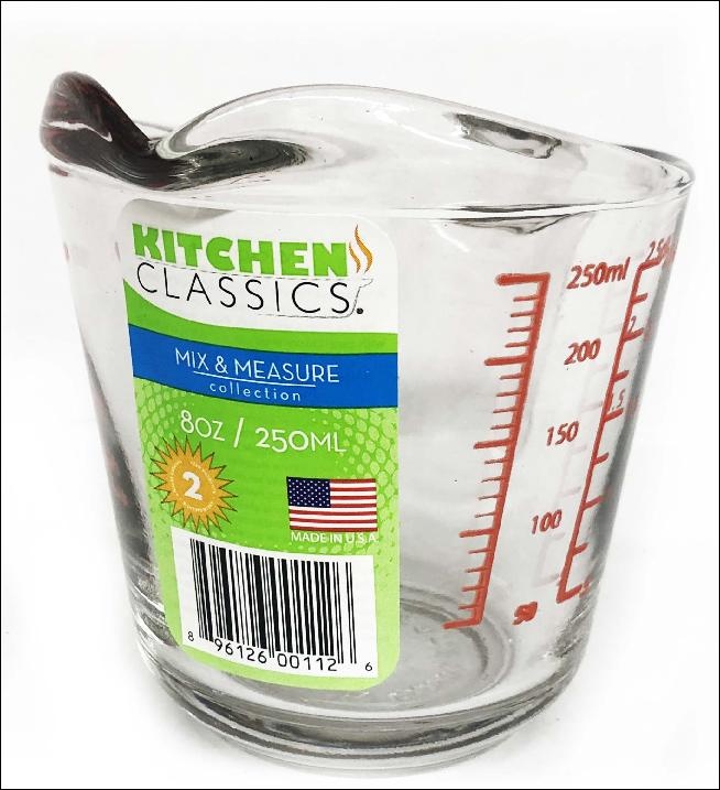 slide 1 of 1, C- Bakeware Gla Kit Cls Gls Meausre Cup, 1 ct