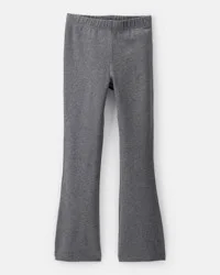 Carter's Carters Kid Solid Cotton Flare Stretch Leggings - Grey Grey 6-6X