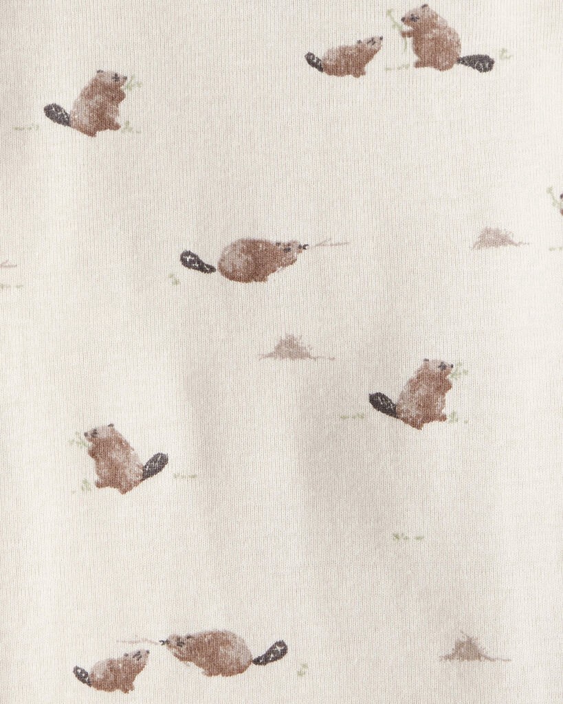 slide 3 of 4, Littleplanet Baby 2-Pack Organic Cotton Bodysuits Beavers Creek, Stripes 18M, 1 ct