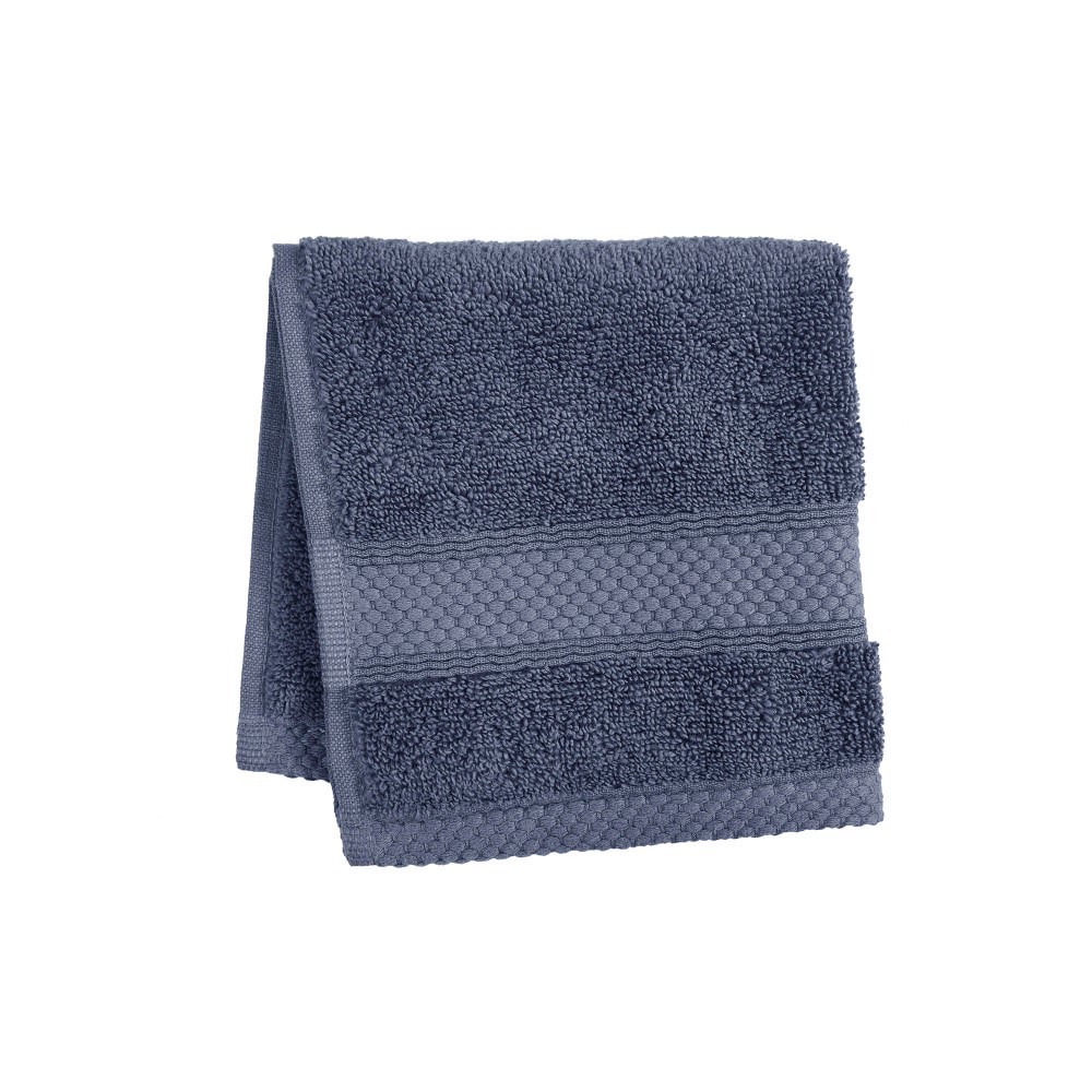 slide 1 of 1, Modavari Home Fashions Turkish Washcloth - Indigo, 1 ct