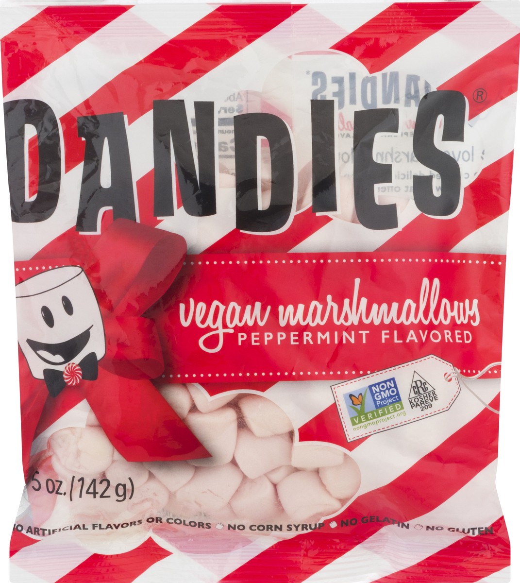 slide 1 of 10, Dandies Marshmallow Peppermint Mini, 5 oz