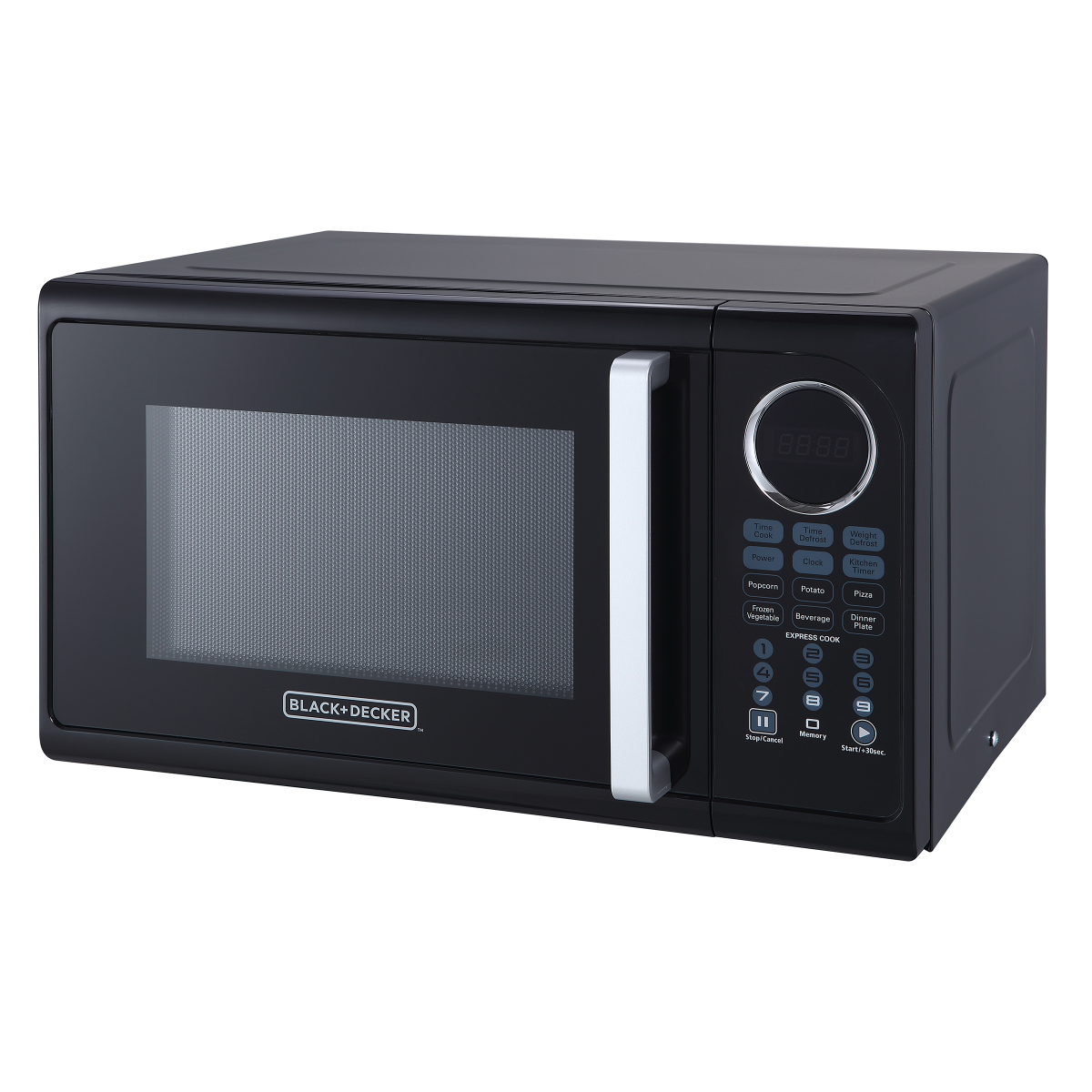 slide 3 of 3, BLACK+DECKER Black & Decker Black + Decker 0.9 CF Microwave Oven - Black, 1 ct