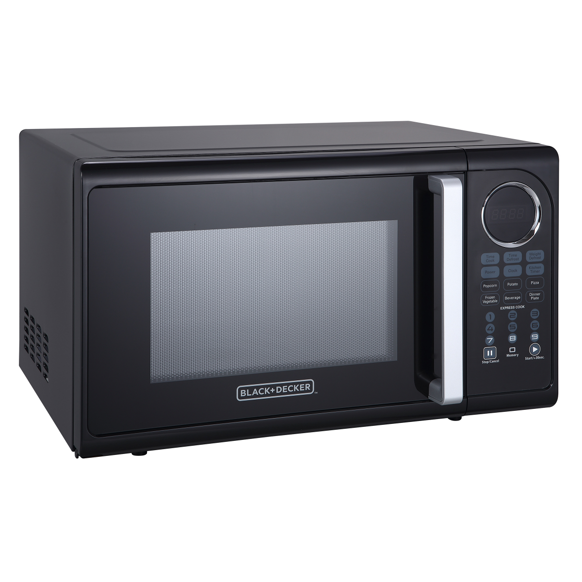 slide 2 of 3, BLACK+DECKER Black & Decker Black + Decker 0.9 CF Microwave Oven - Black, 1 ct