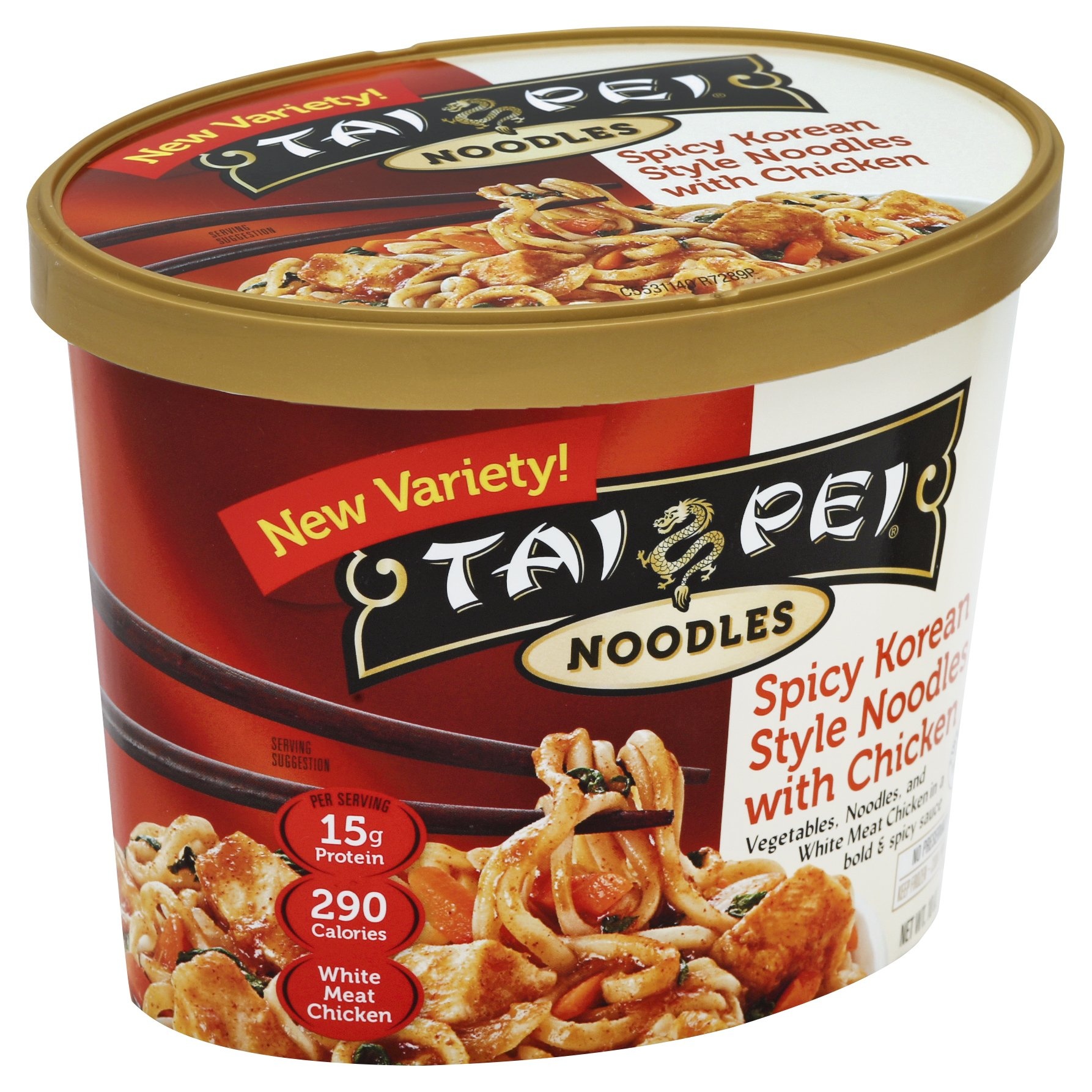slide 1 of 1, Tai Pei Spicy Korean Style Noodles with Chicken, 10 oz