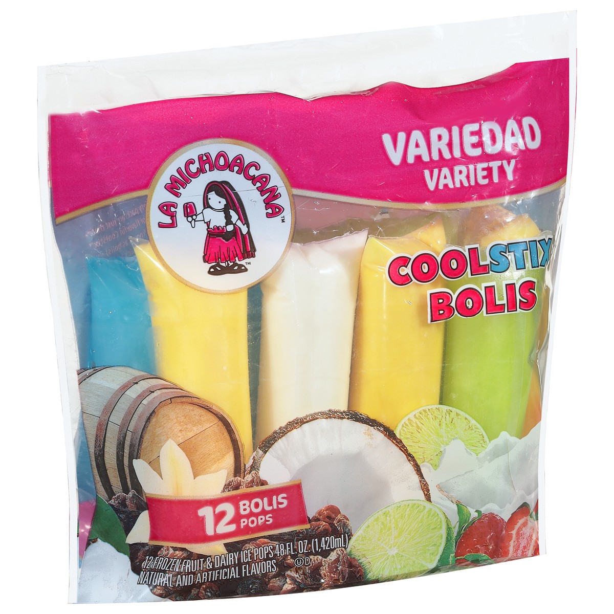 slide 2 of 9, La Michoacana Variety Ice Cream Pops Bag, 12 ct