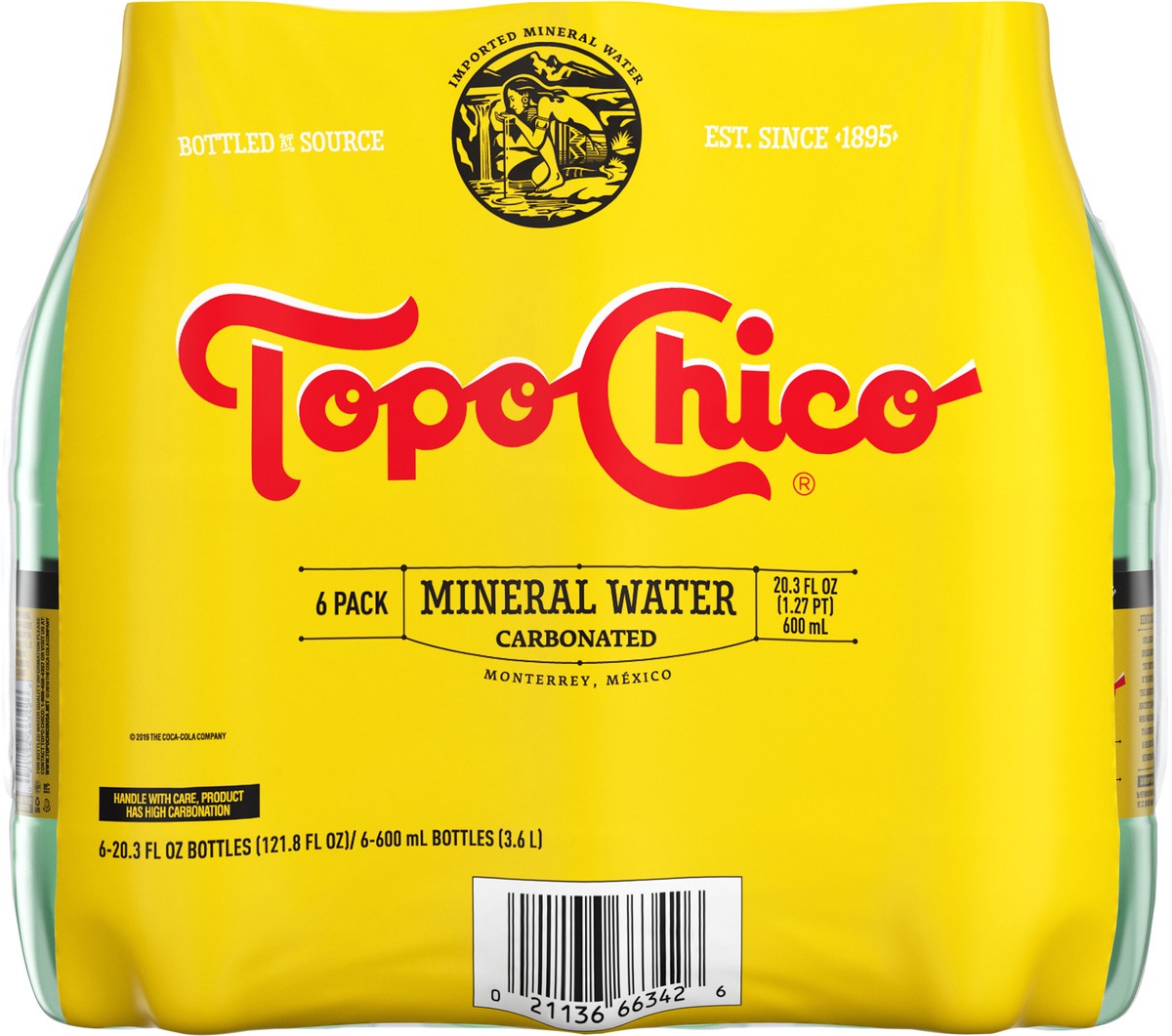 slide 9 of 12, Topo Chico Mineral Water Bottles, 20.3 fl oz, 6 Pack, 6 ct