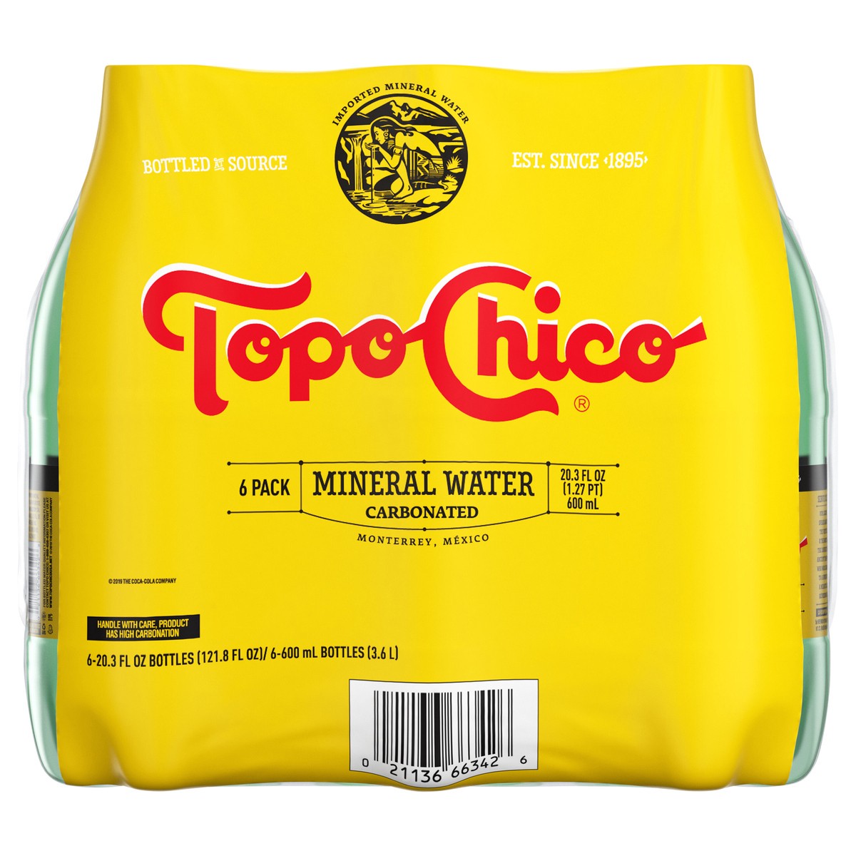 slide 10 of 12, Topo Chico Mineral Water Bottles, 20.3 fl oz, 6 Pack, 6 ct