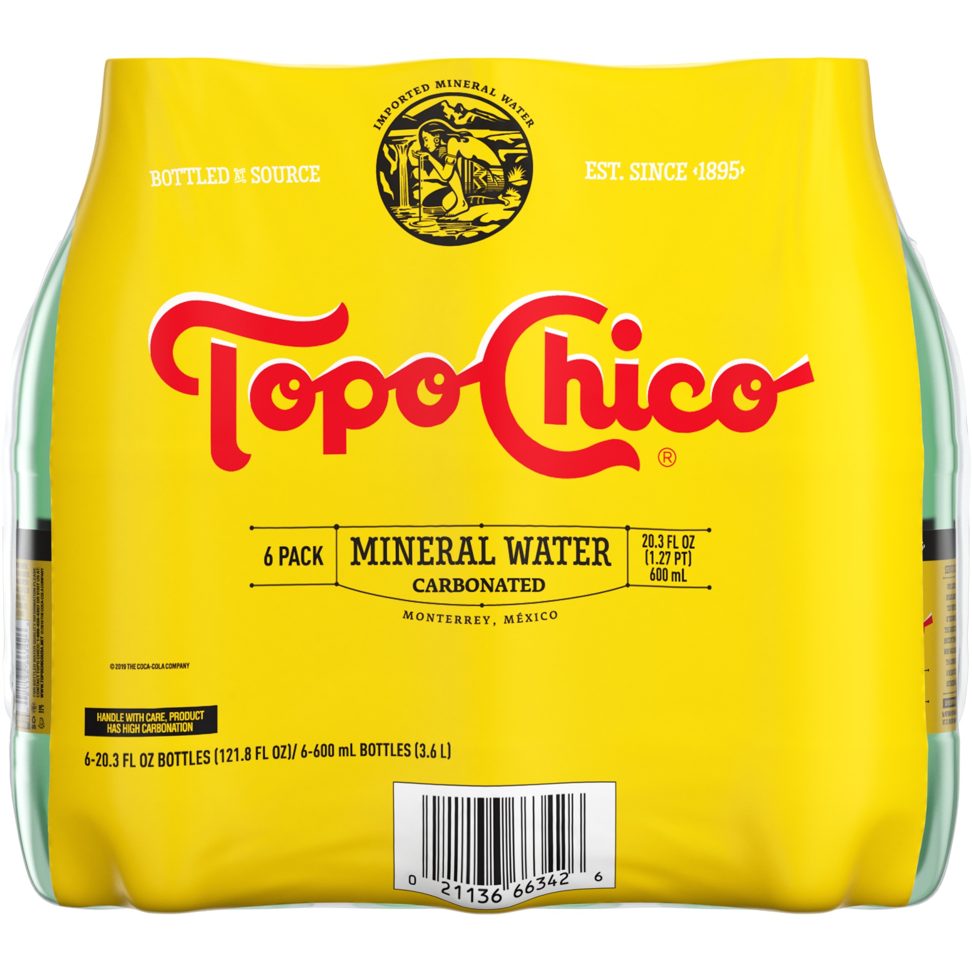 slide 1 of 1, Topo Chico Mineral Water 20 oz Bottles, 6 ct