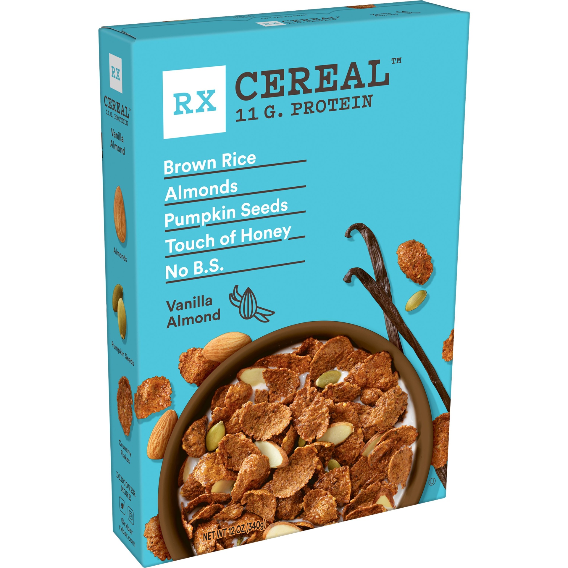 RXBAR RX Cereal, Breakfast Cereal, Vanilla Almond 12 oz Shipt