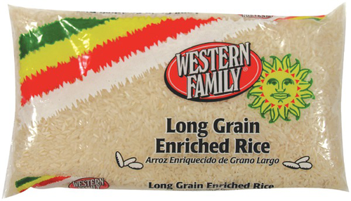 slide 1 of 1, Western Family Long Grain Enriched Rice, 1 lb