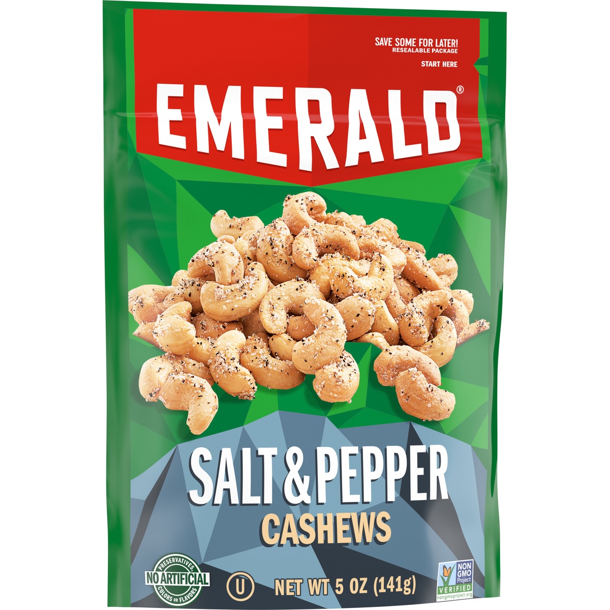 slide 2 of 11, Emerald Salt Pepper Cashews, 5 oz