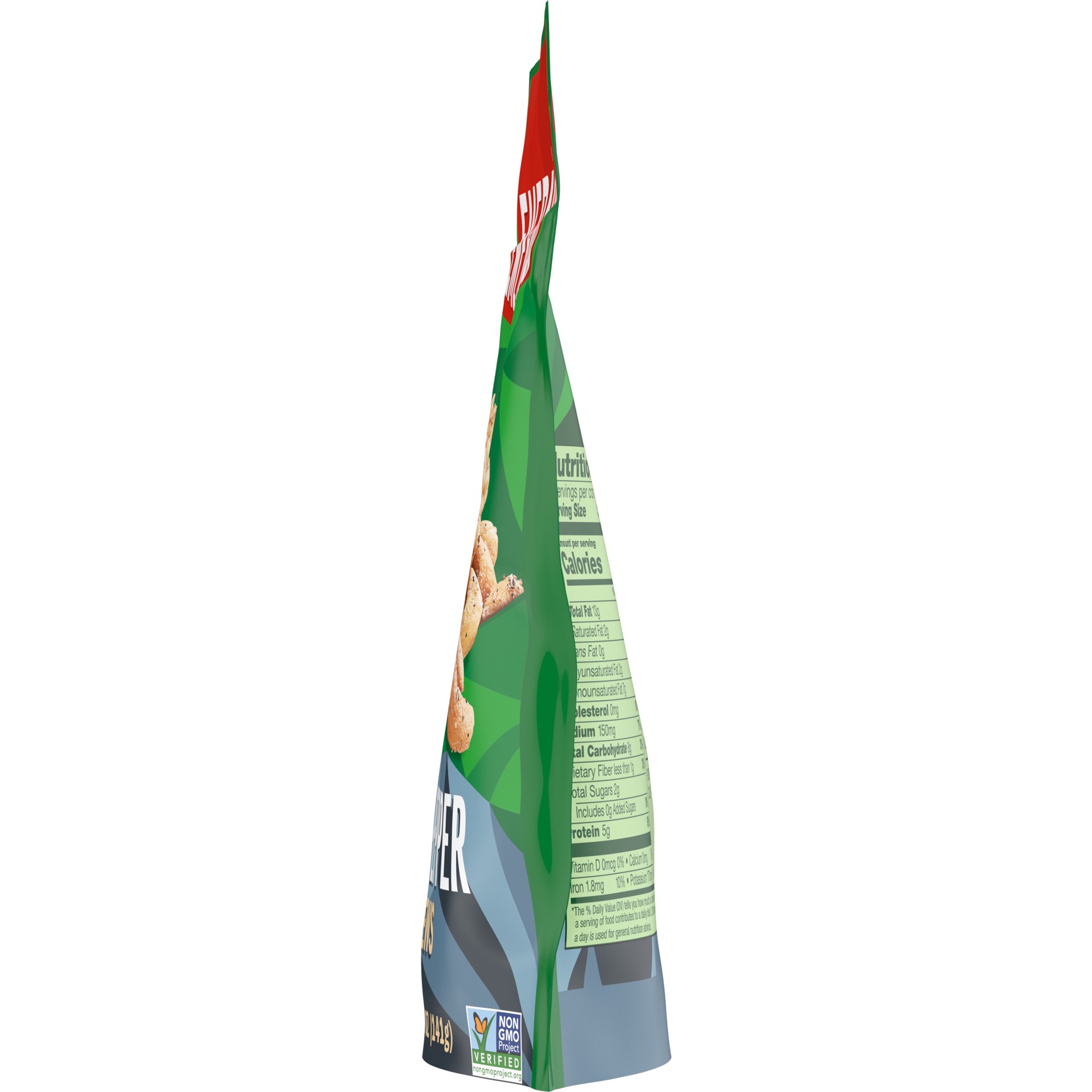 slide 4 of 5, Emerald Nuts, Salt & Pepper Cashews, 5 Oz Resealable Bag, 5.000 oz