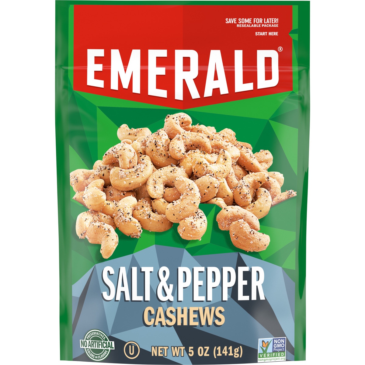 slide 9 of 11, Emerald Salt Pepper Cashews, 5 oz