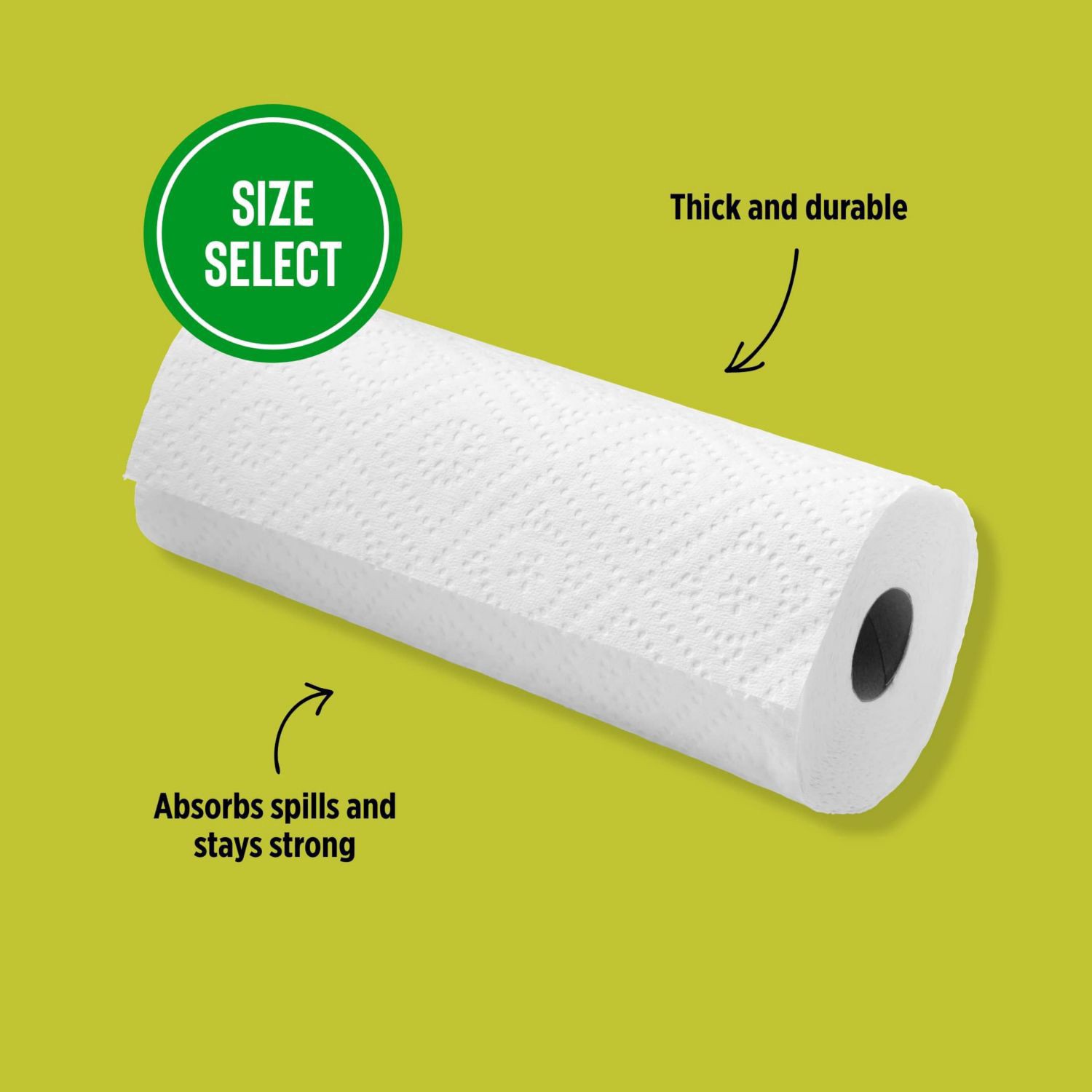 slide 2 of 5, Total Home Paper Towels 2-Ply Sheets, 1 Ct, 92 sht