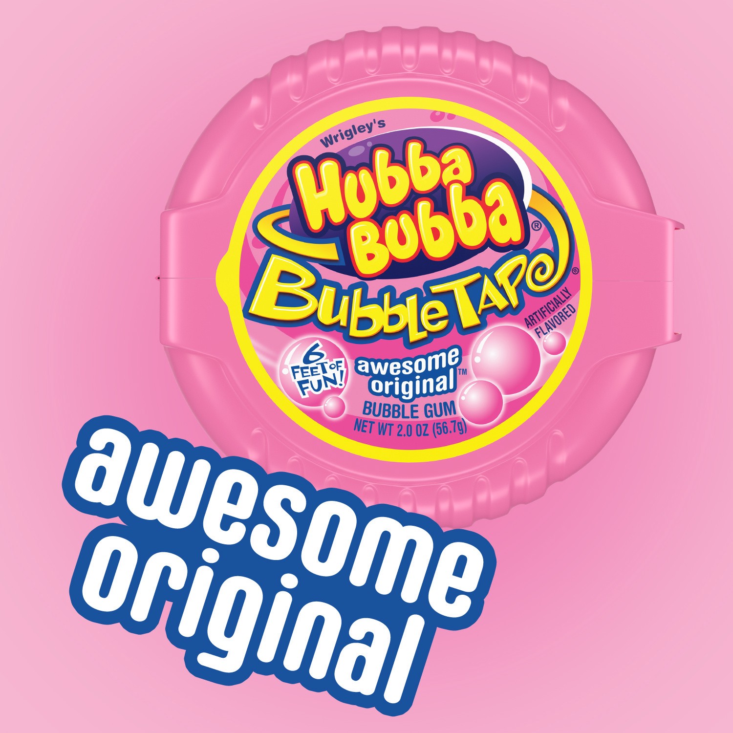 slide 2 of 7, Hubba Bubba Original Bubble Gum Tape, 2 oz
