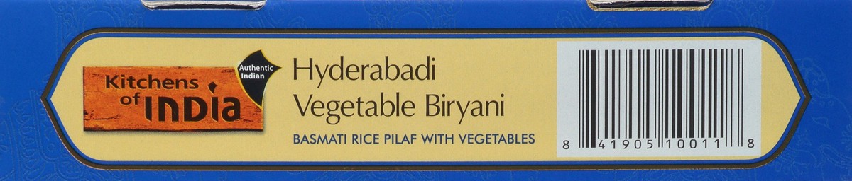 slide 4 of 9, Kitchens of India Medium Hyderabadi Vegetable Biryani 250 gr, 250 gram