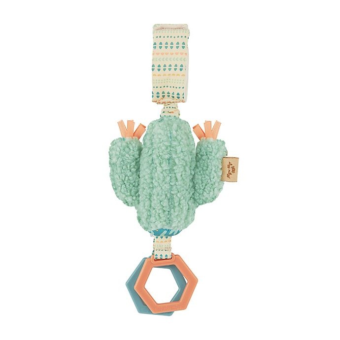 slide 1 of 1, Itzy Ritzy Sweetie Jingle Cactus Activity Toy - Green, 1 ct