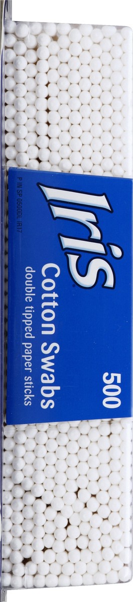 slide 4 of 6, IRIS Cotton Swabs 500 ea, 500 ct