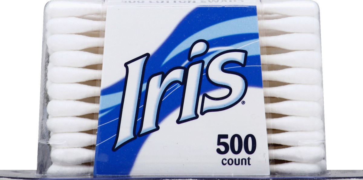 slide 6 of 6, IRIS Cotton Swabs 500 ea, 500 ct