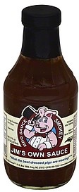 slide 1 of 6, Jim's Own BBQ Sauce 16 oz, 16 oz