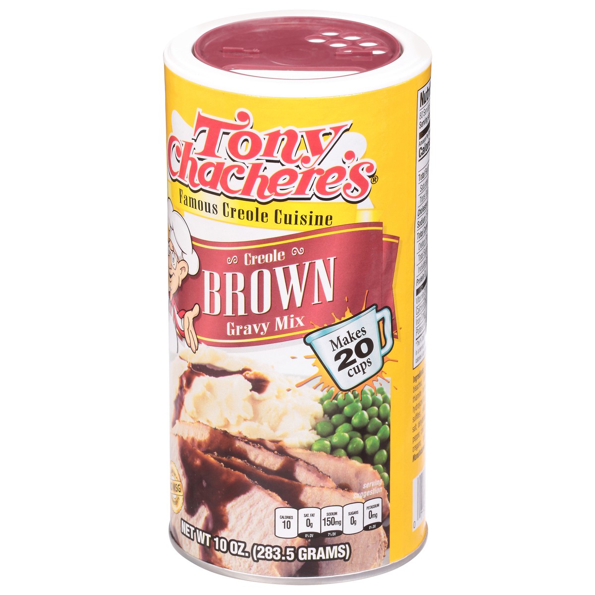 slide 3 of 9, Tony Chachere's Creole Brown Gravy Mix 10 oz, 10 oz