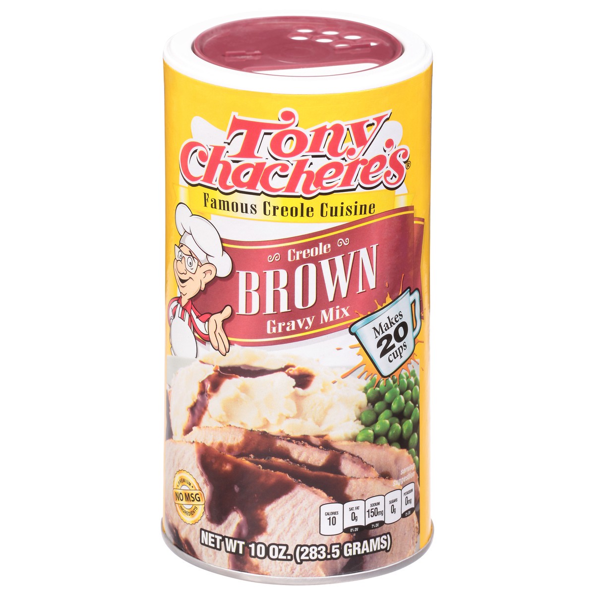 slide 1 of 9, Tony Chachere's Creole Brown Gravy Mix 10 oz, 10 oz