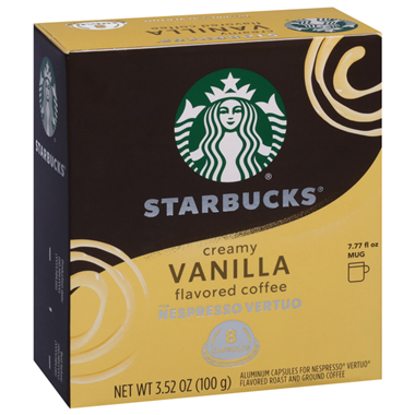 slide 1 of 1, Starbucks Coffee, Creamy Vanilla, Aluminum Capsules - 8 ct, 8 ct