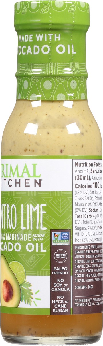 slide 4 of 13, Primal Kitchen Cilantro Lime Dressing & Marinade 8 fl oz, 8 fl oz