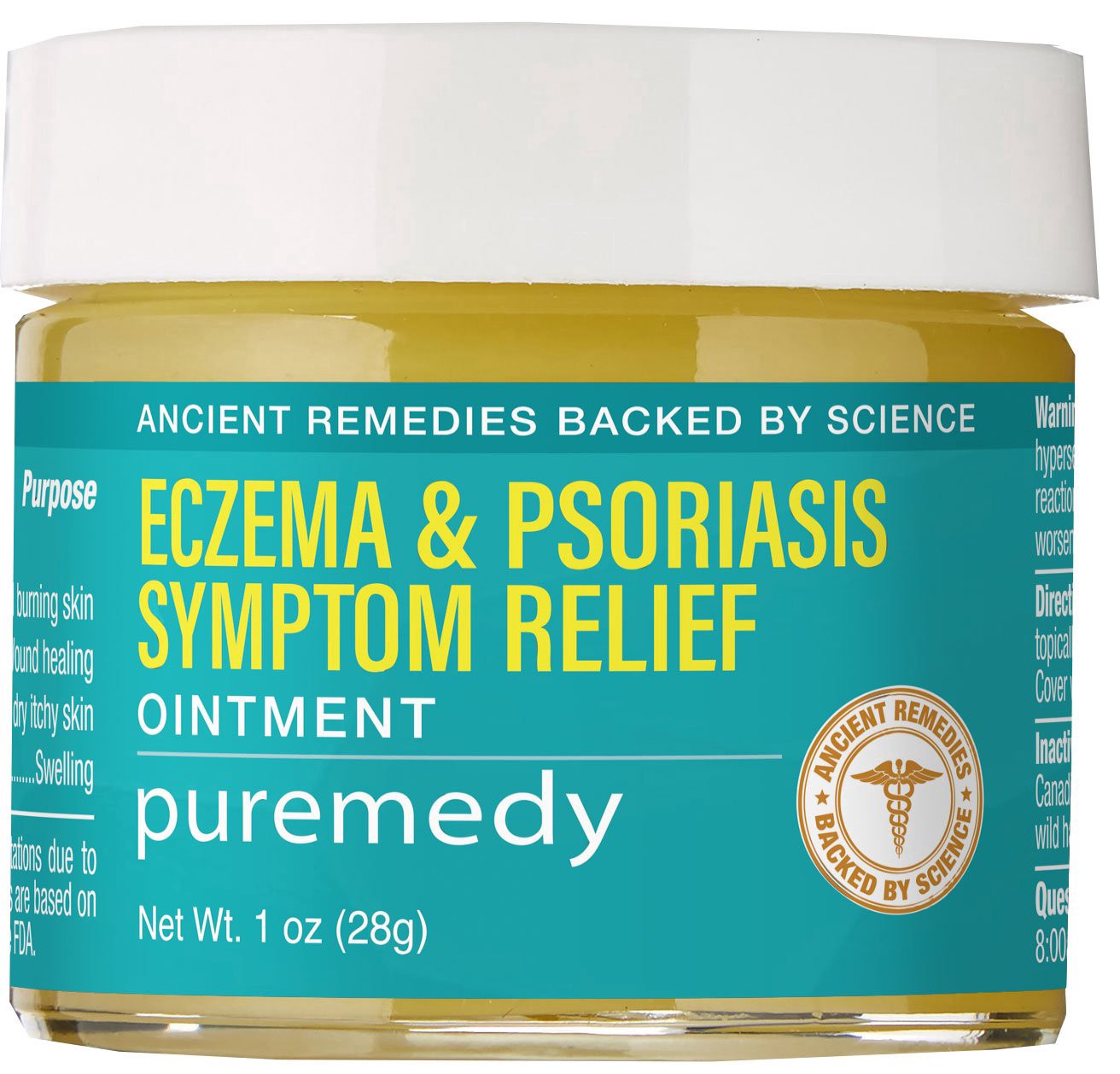 slide 1 of 1, Puremedy Eczema & Psoriasis Relief Ointment, 1 oz