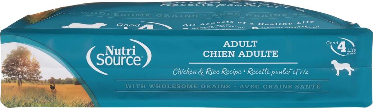 slide 3 of 14, NutriSource with Wholesome Grains Adult Chicken & Rice Recipe Dog Food 12 lb, 12 lb