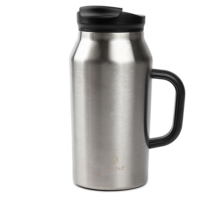 slide 1 of 1, Manna Basin Travel Mug - Stainless Steel, 40 oz