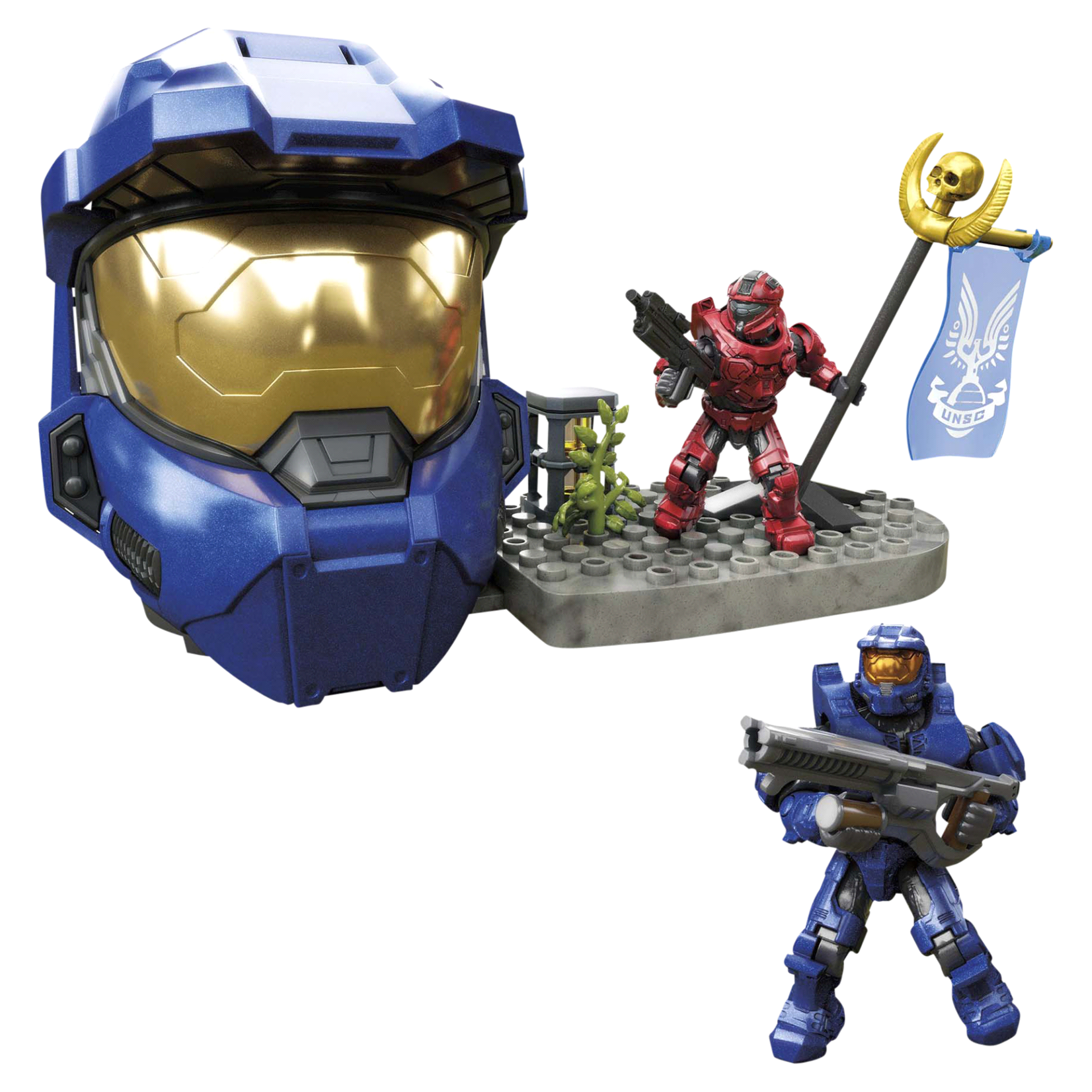 slide 1 of 25, Mega Construx Halo Spartan Helmet Assortment, 1 ct