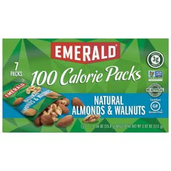 Emerald Natural Walnuts and Almonds, 7 ct, 3.92 oz