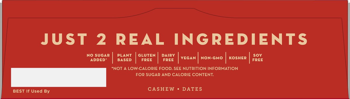 slide 8 of 9, LÄRABAR Cashew Cookie, Gluten Free Vegan Fruit & Nut Bars, 1.7 oz, 18 ct, 18 ct