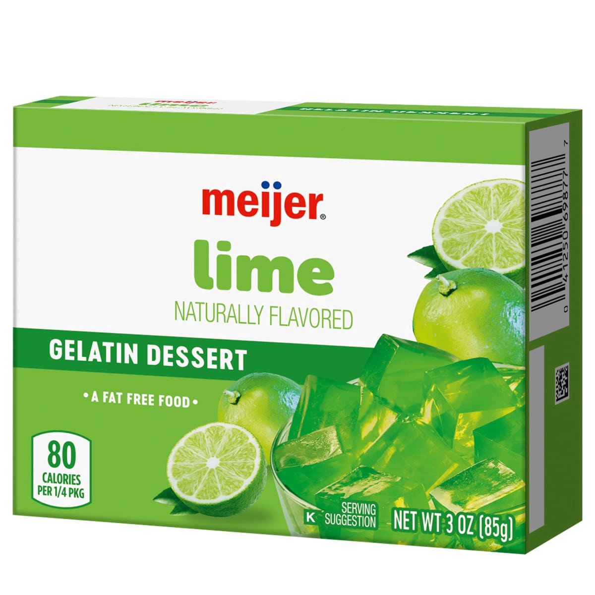 slide 9 of 29, Meijer Lime Gelatin, 3 oz