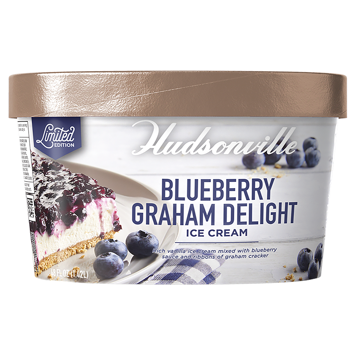 slide 1 of 13, Hudsonville Limited Edition Chocolate Raspberry Indulgence Ice Cream, 48 oz