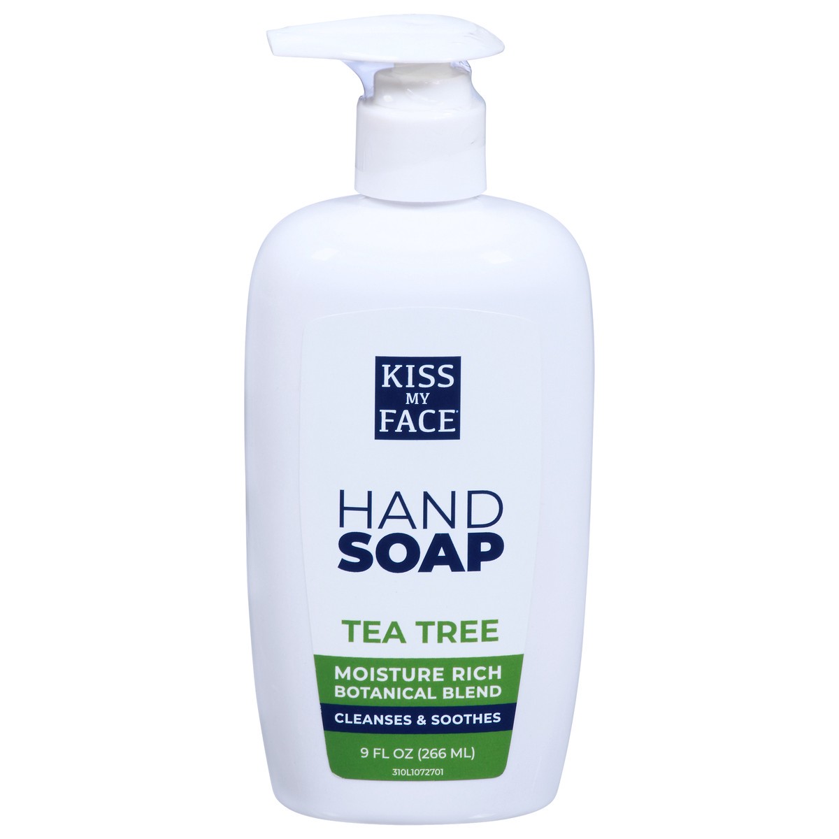 slide 1 of 9, Kiss My Face Cleanses & Soothes Tea Tree Hand Soap 9 fl oz, 9 fl oz