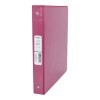 slide 5 of 5, Meijer 1'' Pink Economy View Binder, 11.5 in