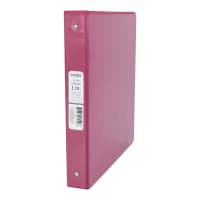 slide 4 of 5, Meijer 1'' Pink Economy View Binder, 11.5 in