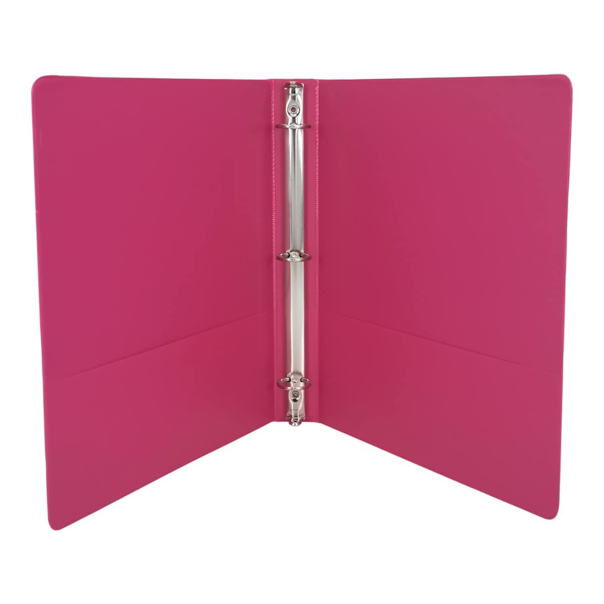 slide 1 of 5, Meijer 1'' Pink Economy View Binder, 11.5 in