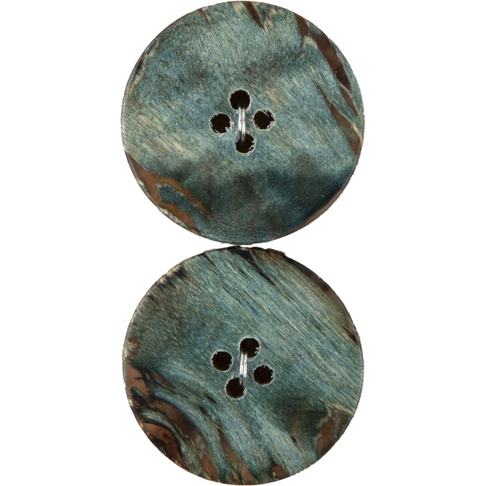 slide 3 of 3, Blumenthal Lansing Organic Elements 1 1/8" Green Wood Buttons, 2ct., 2 ct
