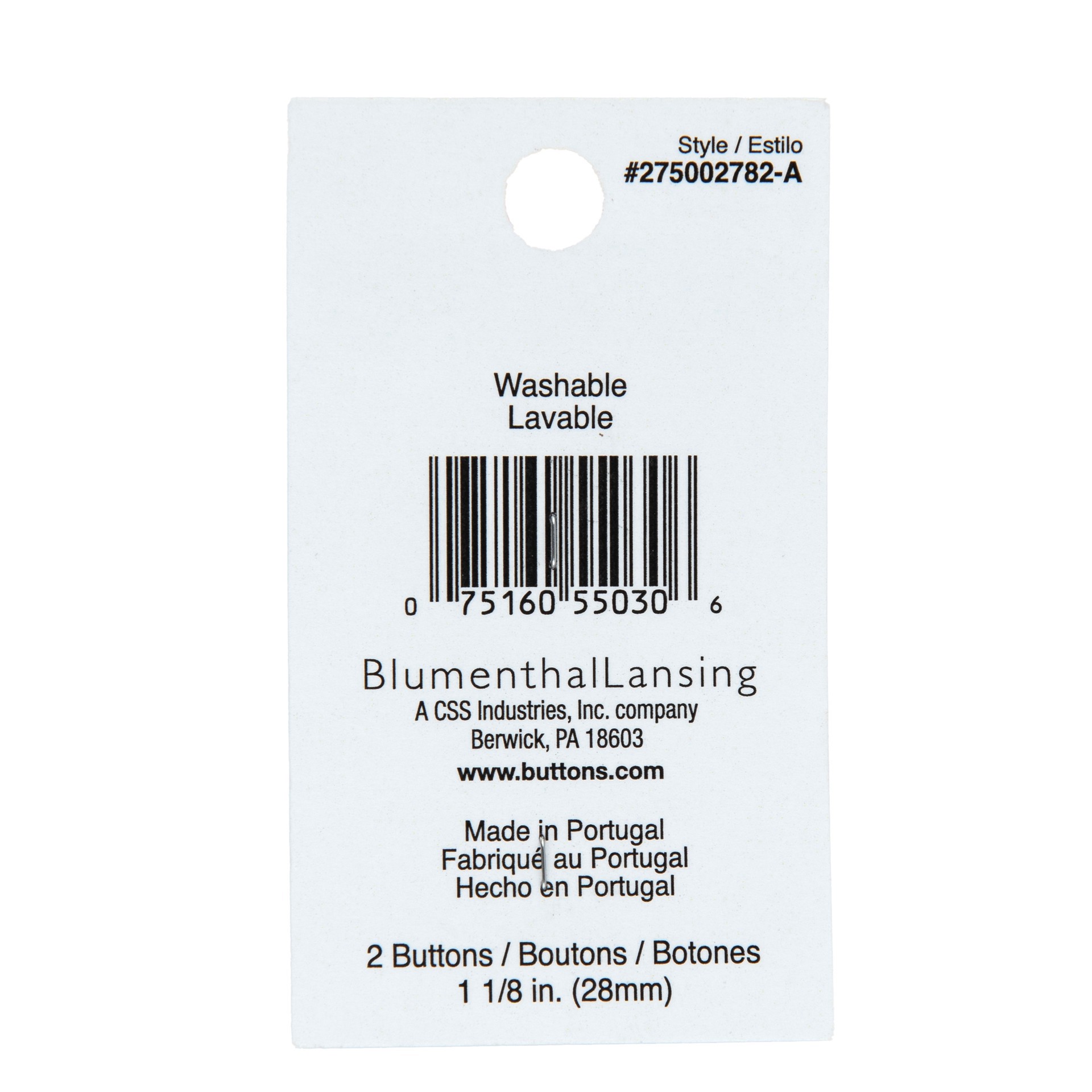 slide 2 of 3, Blumenthal Lansing Organic Elements 1 1/8" Green Wood Buttons, 2ct., 2 ct